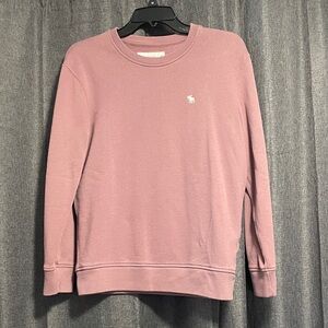 Men’s Abercrombie & Fitch Mauve Pink Crewneck Sweatshirt
